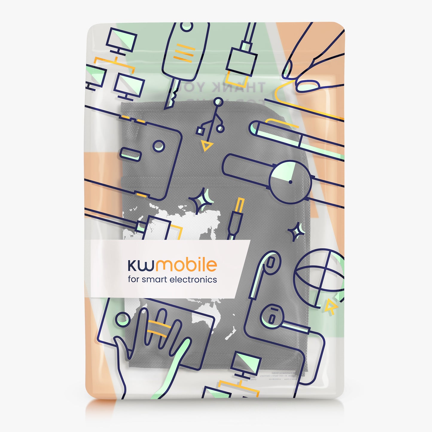 kwmobile Hülle für 2-Scheiben Toaster - Staubschutz Abdeckhaube - Toasterabdeckung - 19 x 20,3 x 28 cm