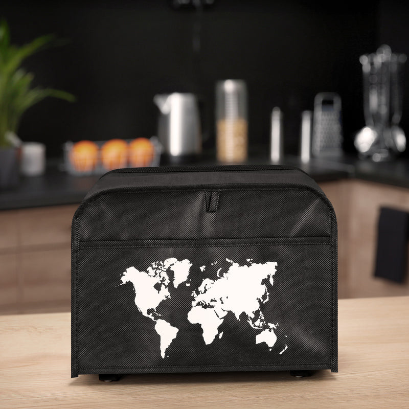 kwmobile Hülle für 2-Scheiben Toaster - Staubschutz Abdeckhaube - Toasterabdeckung - 19 x 20,3 x 28 cm