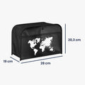 kwmobile Hülle für 2-Scheiben Toaster - Staubschutz Abdeckhaube - Toasterabdeckung - 19 x 20,3 x 28 cm