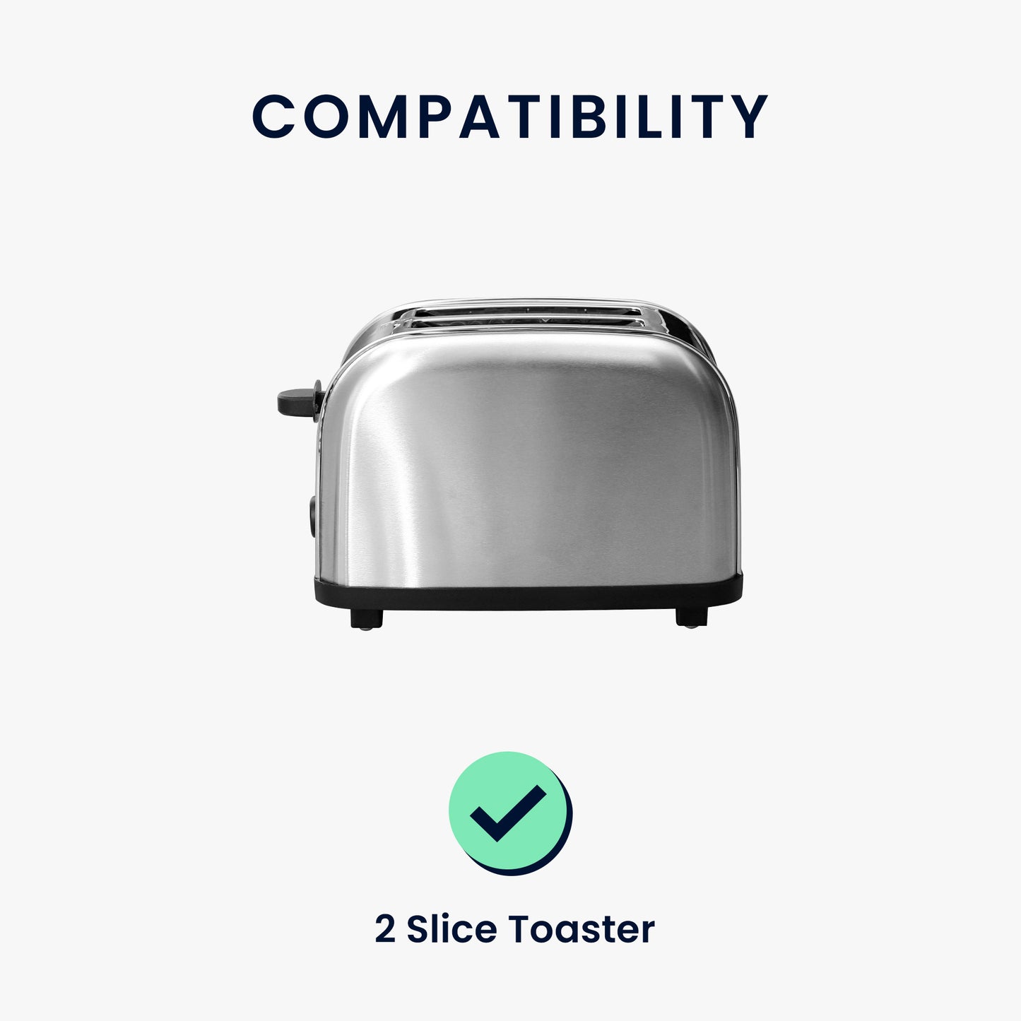 kwmobile Hülle für 2-Scheiben Toaster - Staubschutz Abdeckhaube - Toasterabdeckung - 19 x 20,3 x 28 cm