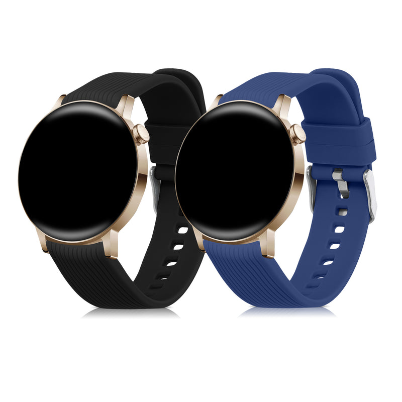 kwmobile Uhrenarmband für Huawei Watch GT 3 Pro 43mm / Watch GT3 42mm / GT2 42mm / MagicWatch 2 42mm Armband Fitnesstracker Band Set Ersatzarmband Smartwatch