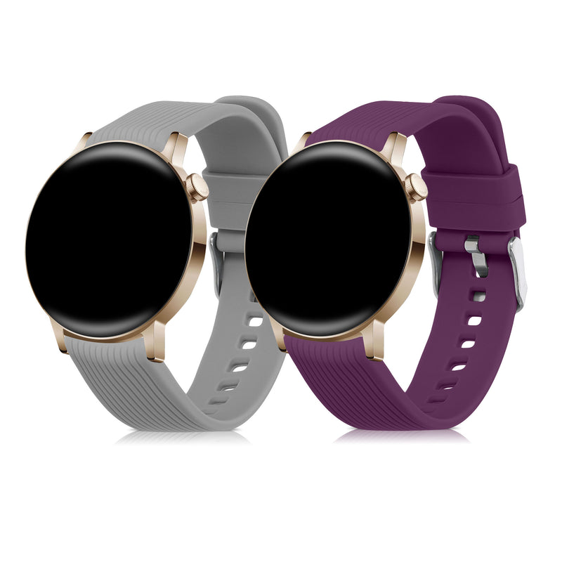 kwmobile Uhrenarmband für Huawei Watch GT 3 Pro 43mm / Watch GT3 42mm / GT2 42mm / MagicWatch 2 42mm Armband Fitnesstracker Band Set Ersatzarmband Smartwatch