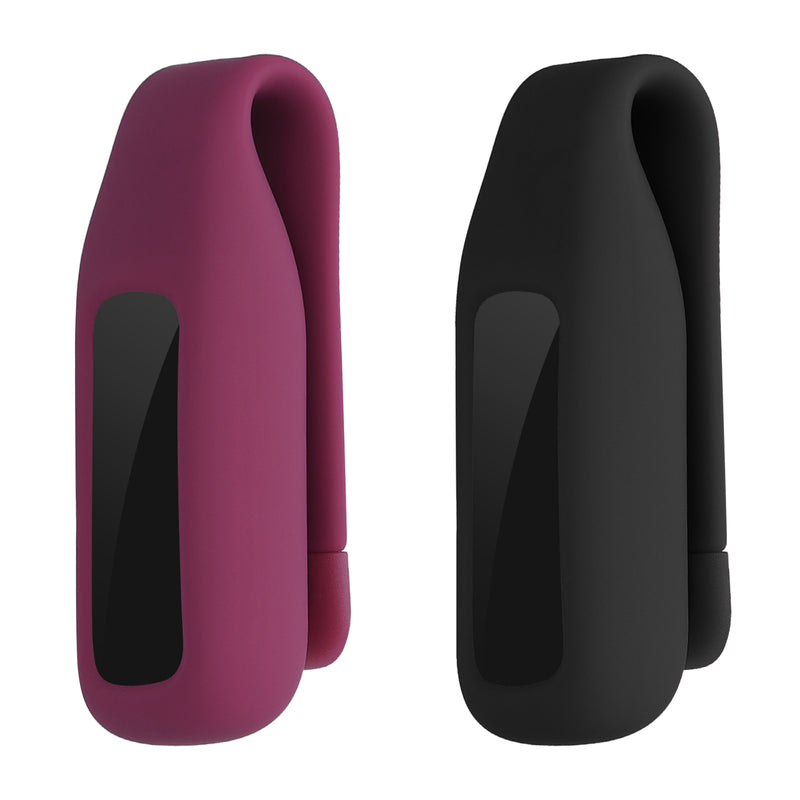 kwmobile Clip Halter kompatibel mit Fitbit luxe Silikon Fitnesstracker Halterung ohne Tracker