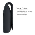 kwmobile Clip Halter kompatibel mit Fitbit luxe Silikon Fitnesstracker Halterung ohne Tracker