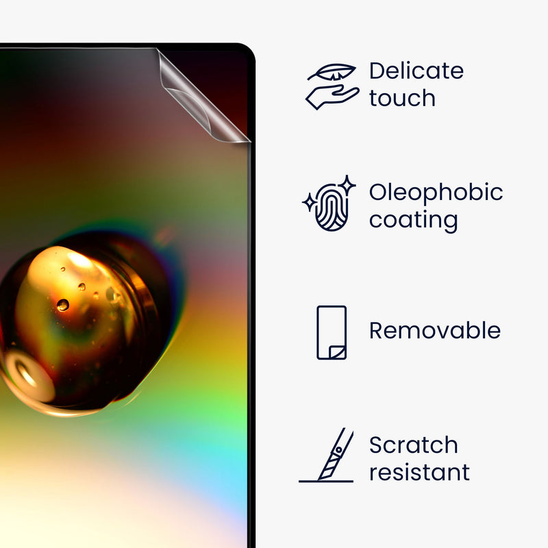 2x Folie kompatibel mit Samsung Galaxy Tab S8 Ultra