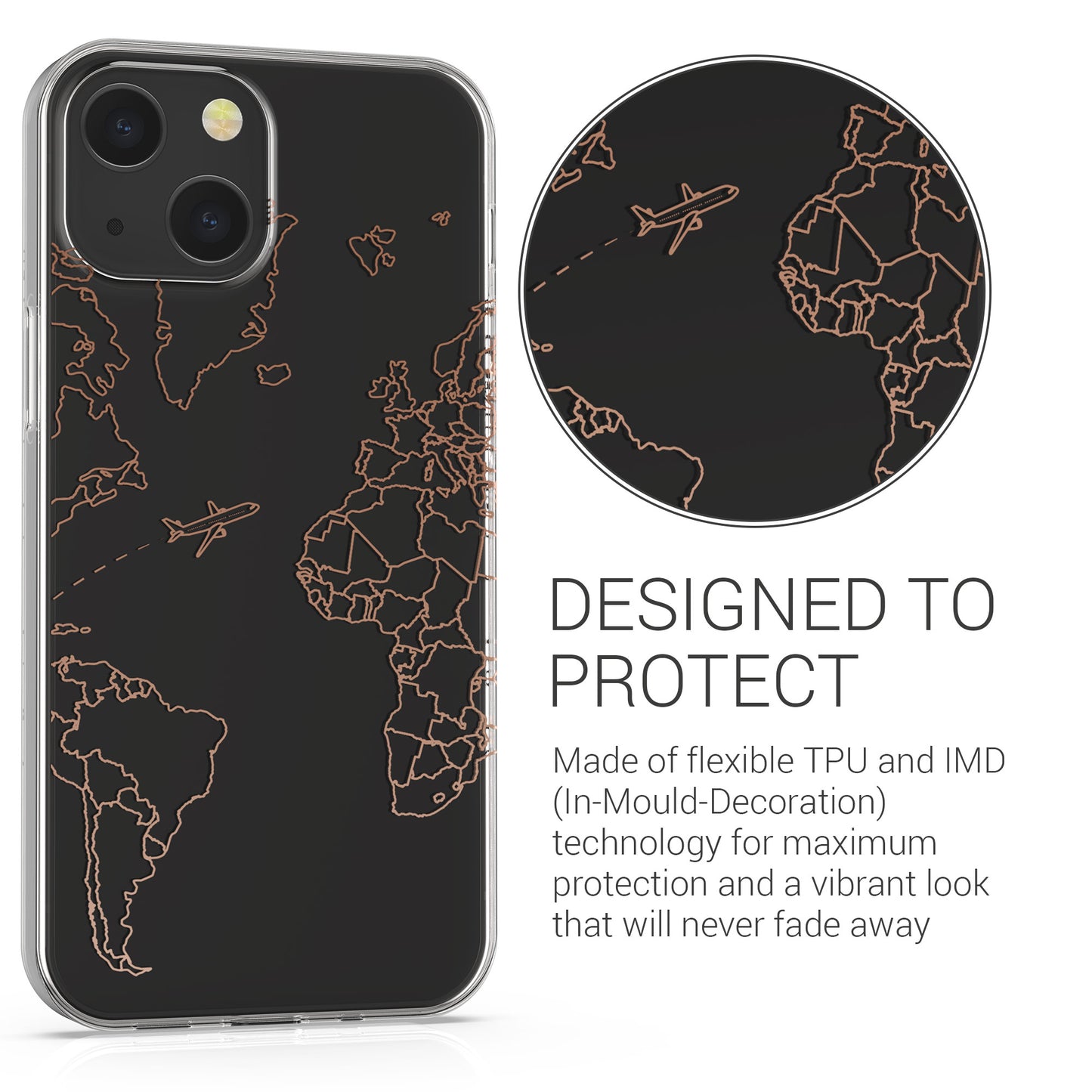kwmobile Hülle kompatibel mit Apple iPhone 13 - Handyhülle Silikon Case
