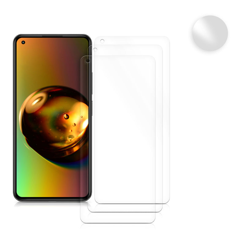 kwmobile 3x Folie matt kompatibel mit Xiaomi 11 Lite (5G) NE / Mi 11 Lite (5G) - Displayschutzfolie Schutzfolie - Displayschutz Displayfolie entspiegelt Matt Transparent  
