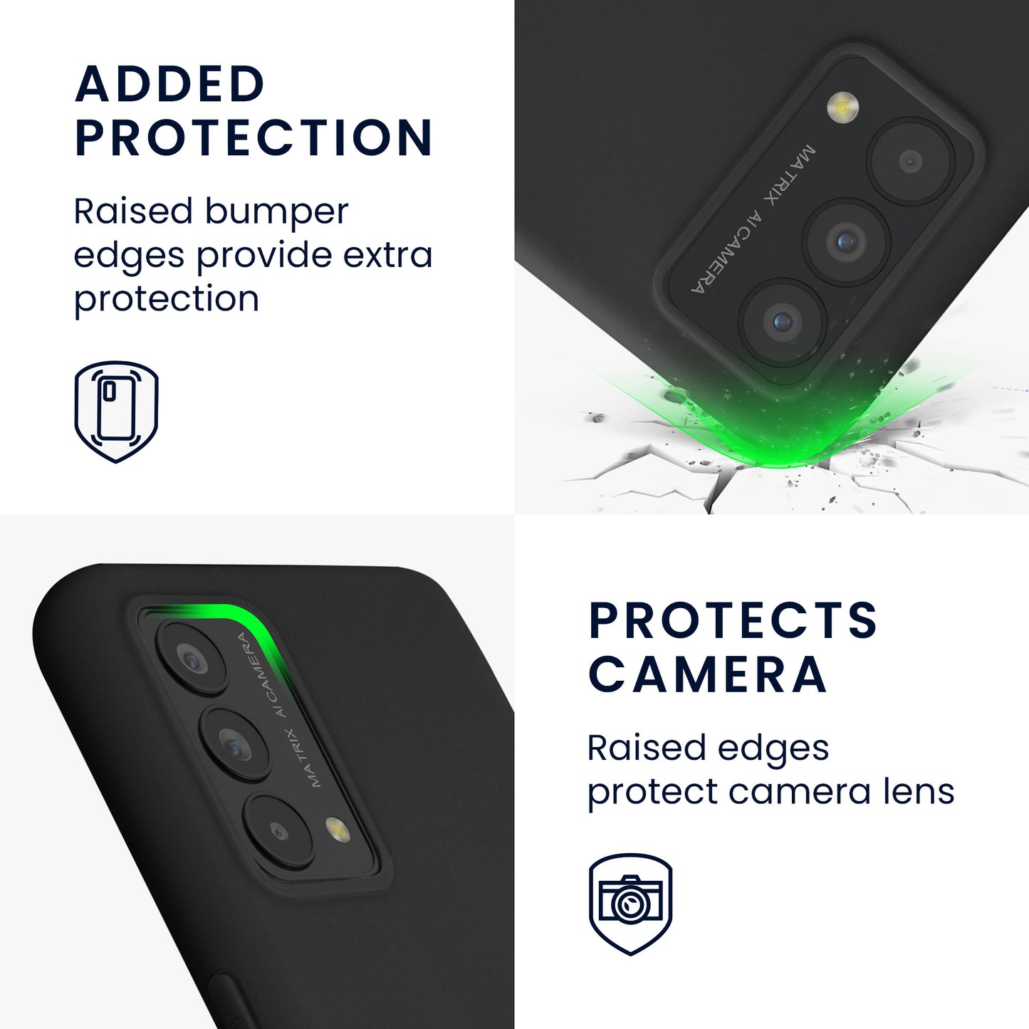 kwmobile Handyhülle für Realme GT Master Edition Hülle - Kabelloses Laden - Schutzhülle Cover