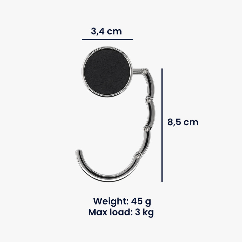 kwmobile Tisch Handtaschenhalter Haken Faltbare Antirutsch Taschenhaken Halterung Handtaschen