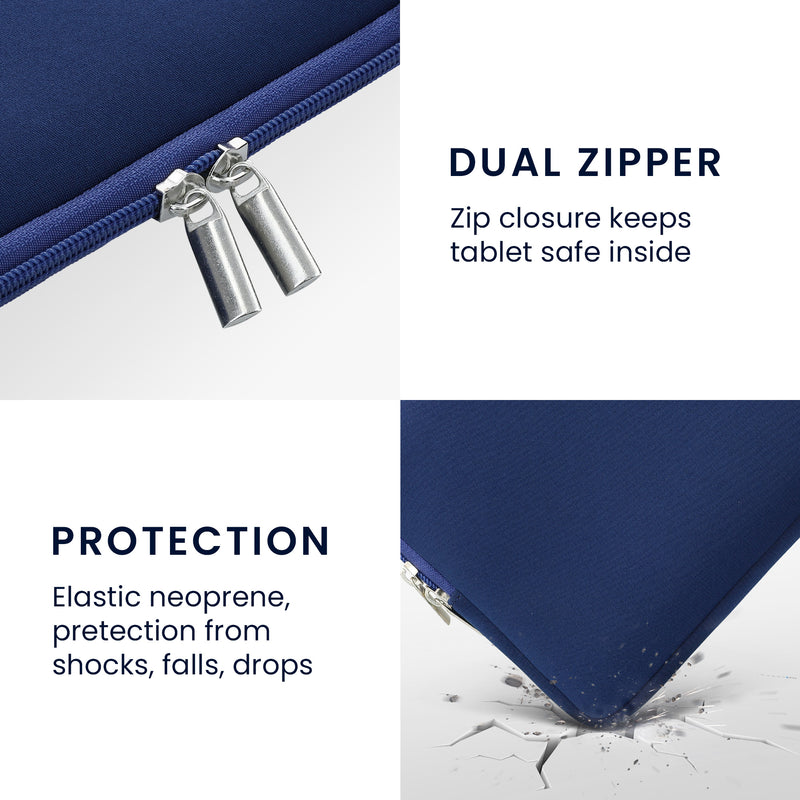 kwmobile Tablet Hülle kompatibel mit 9,7"-11" Tablet - Universal Tasche Cover Case - Schutzhülle Sleeve