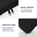kwmobile Tablet Hülle kompatibel mit 8"-8,4" Tablet - Universal Tasche Cover Case - Schutzhülle Sleeve