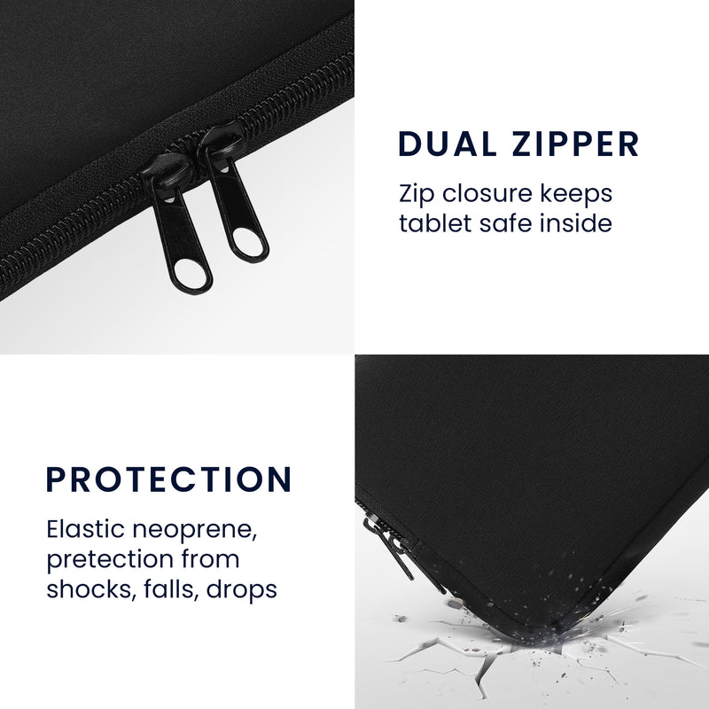 kwmobile Tablet Hülle kompatibel mit 8"-8,4" Tablet - Universal Tasche Cover Case - Schutzhülle Sleeve