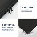 kwmobile Tablet Hülle kompatibel mit 12,4"-12,9" Tablet - Universal Tasche Cover Case - Schutzhülle Sleeve