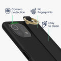 kwmobile Hülle kompatibel mit Xiaomi 11 Lite (5G) NE / Mi 11 Lite (5G) - Handyhülle mit Schlaufe Ring - Handy Cover Case