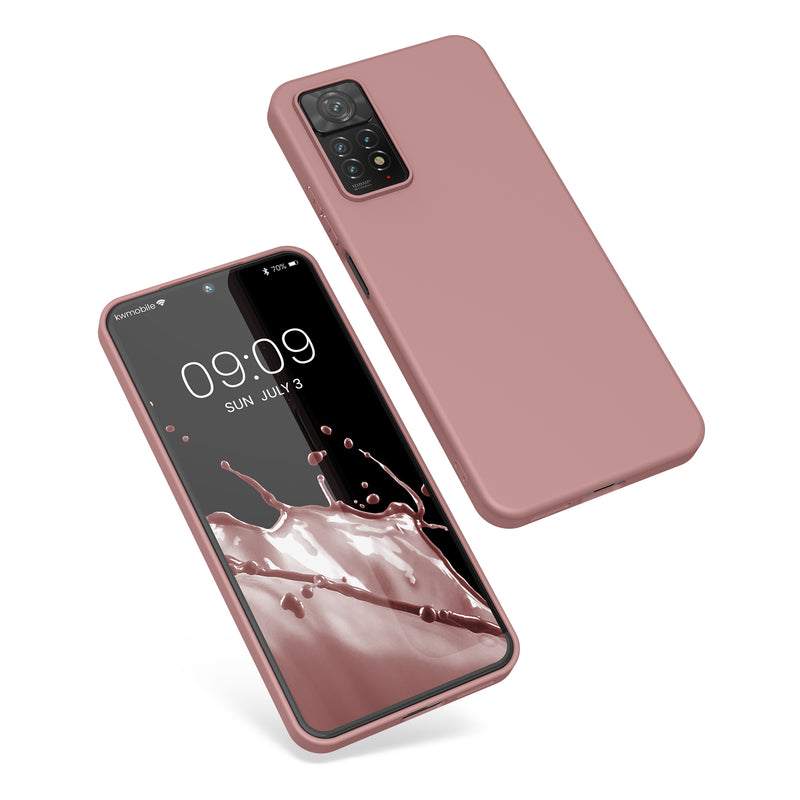 kwmobile Handyhülle für Xiaomi Redmi Note 11 Pro / Note 11 Pro (5G) / Note 12 Pro (4G) Hülle - Kabelloses Laden - Schutzhülle Cover