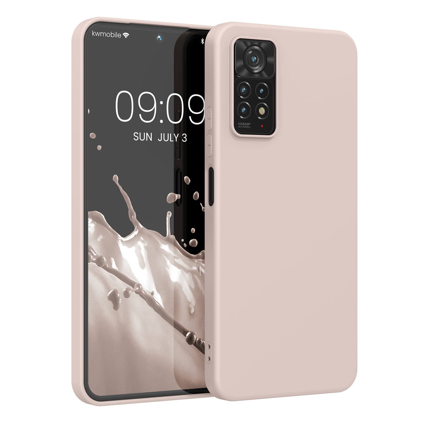 kwmobile Handyhülle für Xiaomi Redmi Note 11 Pro / Note 11 Pro (5G) / Note 12 Pro (4G) Hülle - Kabelloses Laden - Schutzhülle Cover