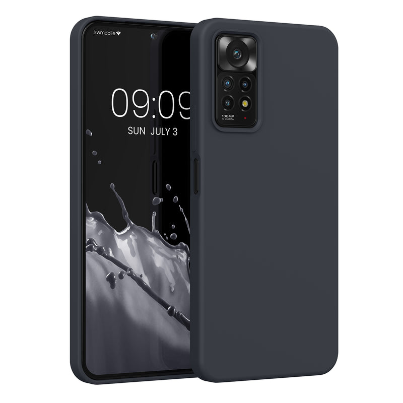 kwmobile Handyhülle für Xiaomi Redmi Note 11 Pro / Note 11 Pro (5G) / Note 12 Pro (4G) Hülle - Case Silikon - Kabelloses Laden - Schutzhülle Cover