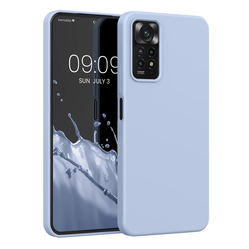 kwmobile Handyhülle für Xiaomi Redmi Note 11 Pro / Note 11 Pro (5G) / Note 12 Pro (4G) Hülle - Case Silikon - Kabelloses Laden - Schutzhülle Cover