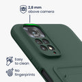 kwmobile Handyhülle kompatibel mit Xiaomi Redmi Note 11 / Note 11S Hülle - Handy Cover mit Fach für Karten