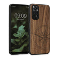 kwmobile Hülle kompatibel mit Xiaomi Redmi Note 11 / Note 11S - Handy Cover - TPU Handyhülle Kompass Vintage