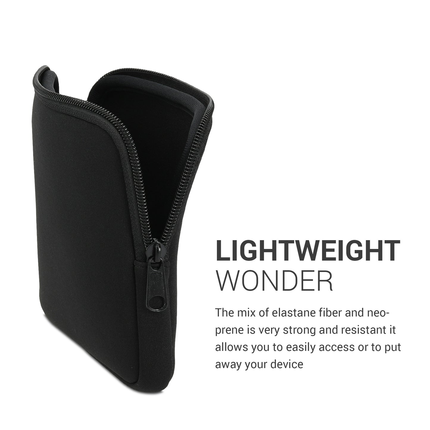 kwmobile Schutztasche für eReader Hülle Cover Case Schutzhülle - 17,5 x 14,7 cm Innenmaße
