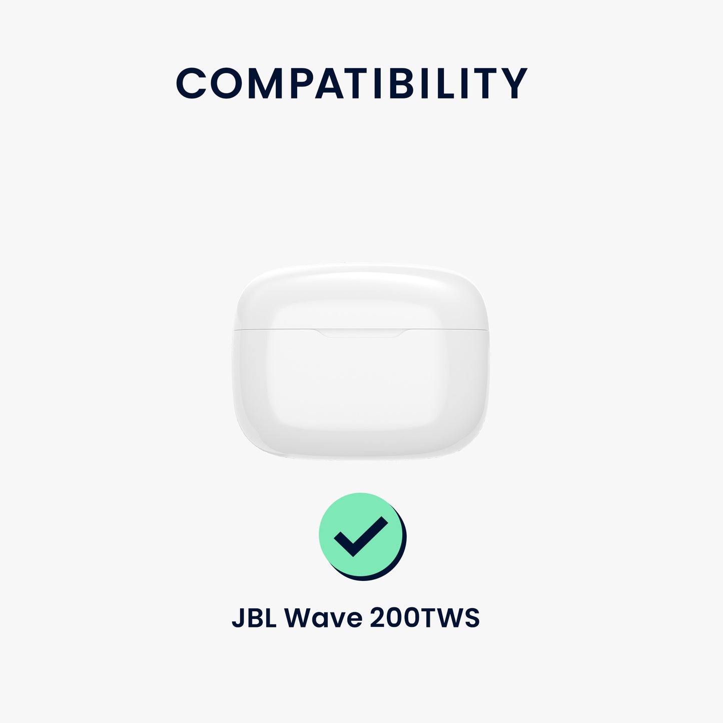 kwmobile Hülle kompatibel mit JBL Wave 200TWS Kopfhörer Case Schutzhülle