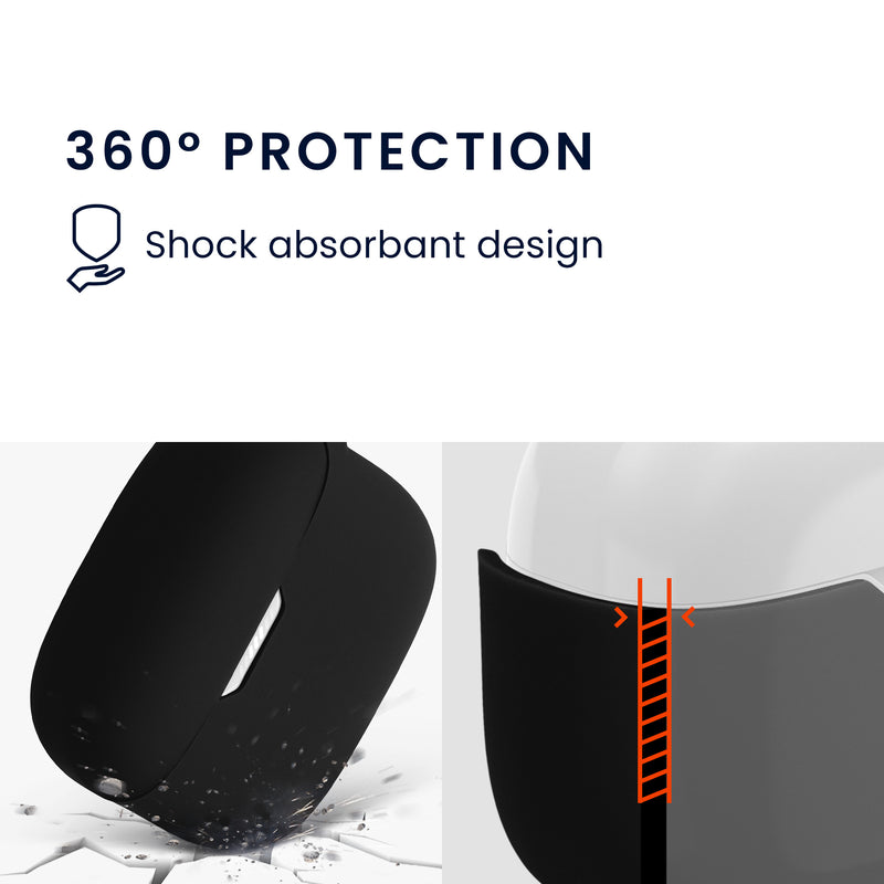 kwmobile Hülle kompatibel mit JBL Tune 230 NC TWS / T230NC / T235NC Hülle - Kopfhörer Case - TPU Silikon Cover - Schutzhülle