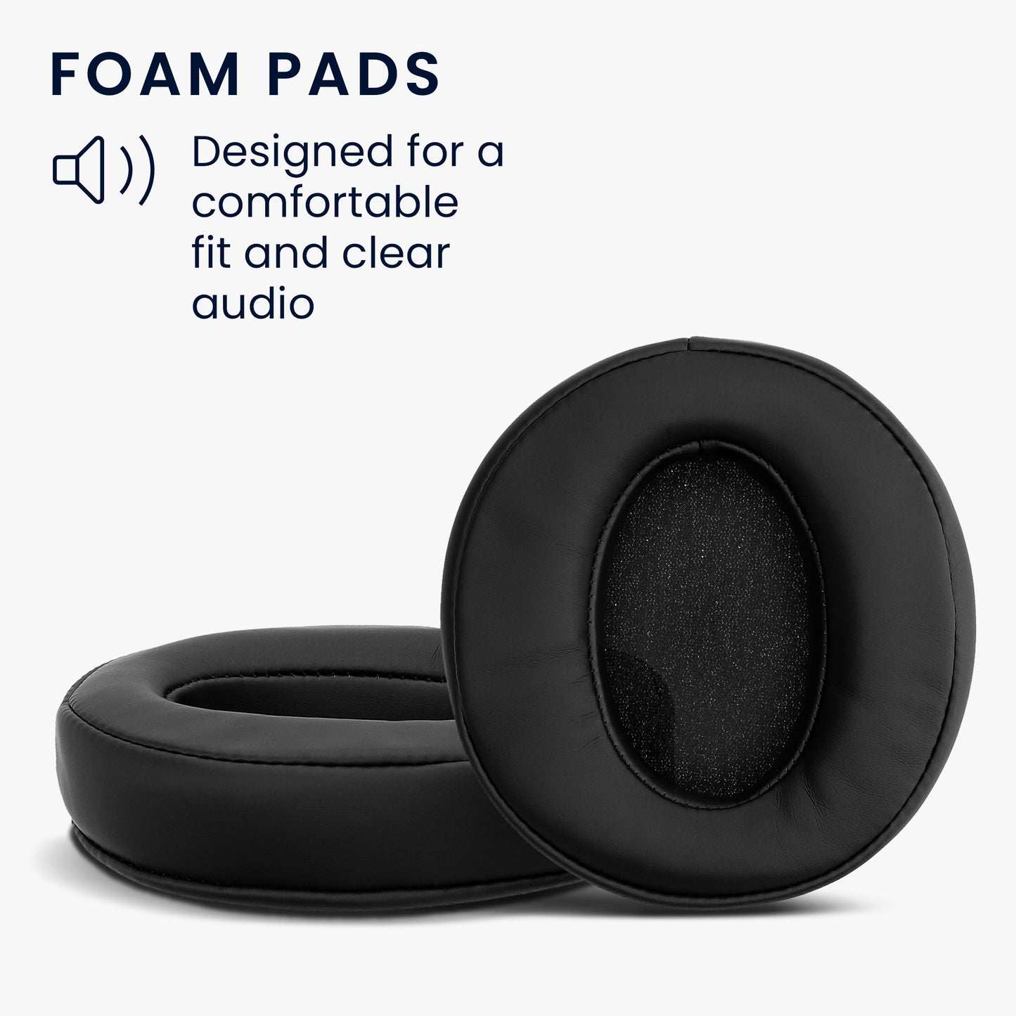 kwmobile Ohr Polster für Sennheiser HD 300 Ohrpolster Ersatz Ohrpolster Kopfhörer Ersatzteile Kopfhörer Ersatzpolster für Over Ear Headphones