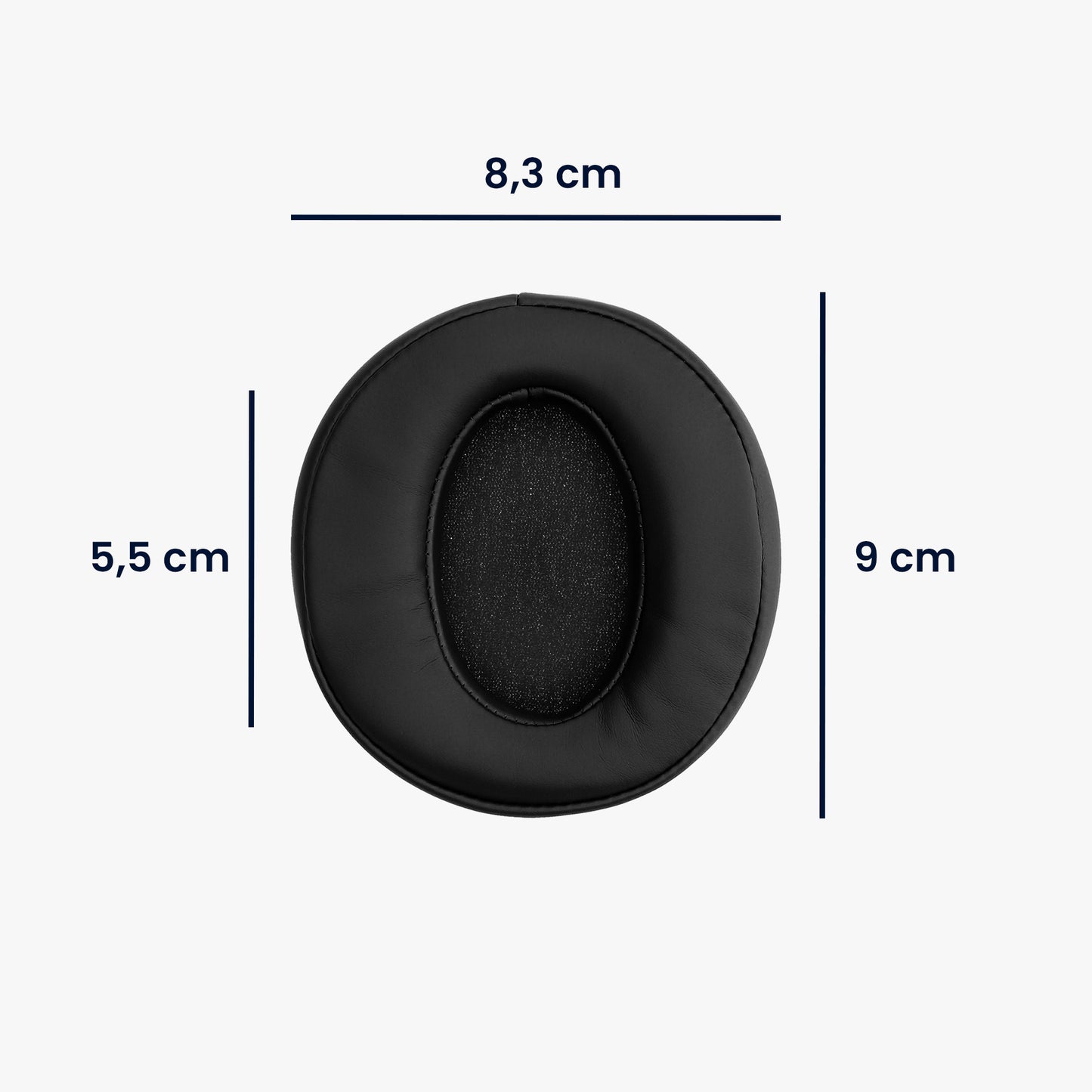 kwmobile Ohr Polster für Sennheiser HD 300 Ohrpolster Ersatz Ohrpolster Kopfhörer Ersatzteile Kopfhörer Ersatzpolster für Over Ear Headphones