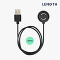kwmobile USB Kabel Charger kompatibel mit Suunto Peak 9 Ladekabel - Smart Watch Ersatzkabel - Fitnesstracker Aufladekabel