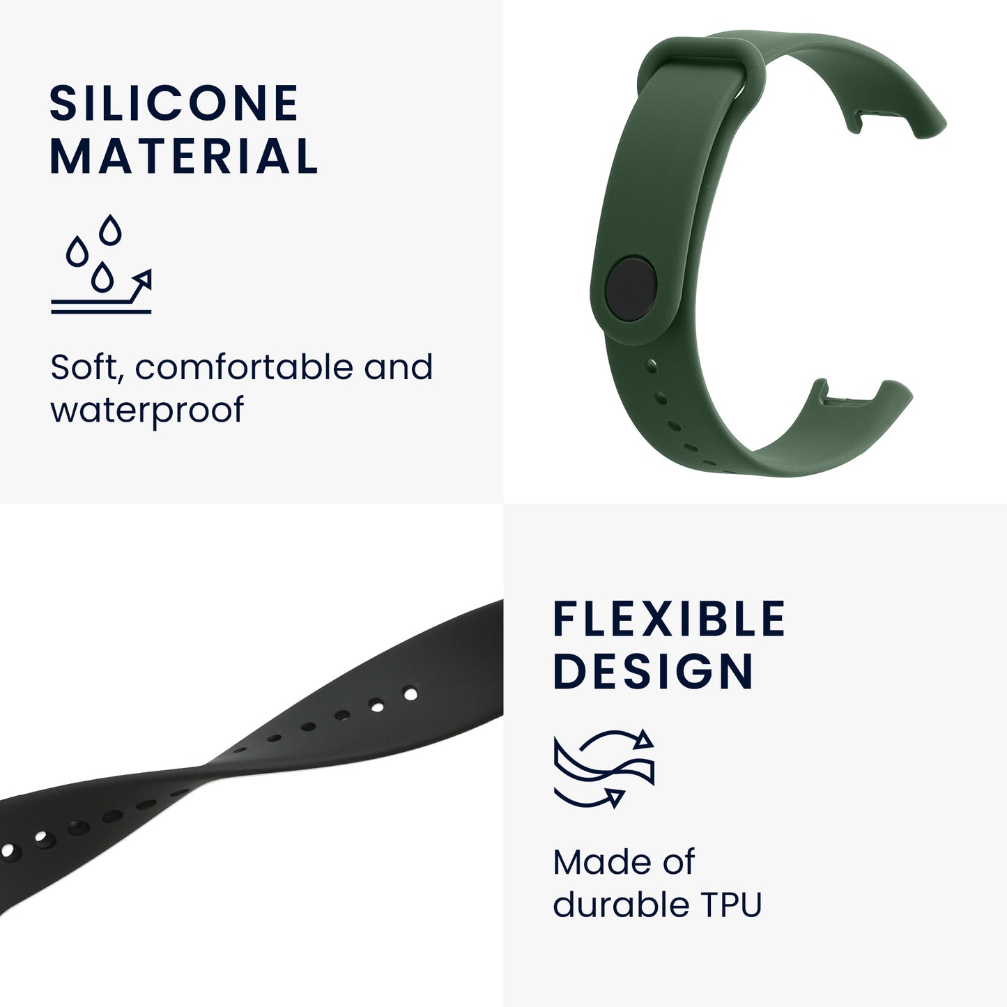 2x Armband für Xiaomi Redmi Smart Band Pro