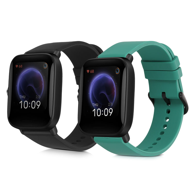 kwmobile Uhrenarmband für Huami Amazfit Bip U / Bip U pro Armband Fitnesstracker Band Set Ersatzarmband Smartwatch