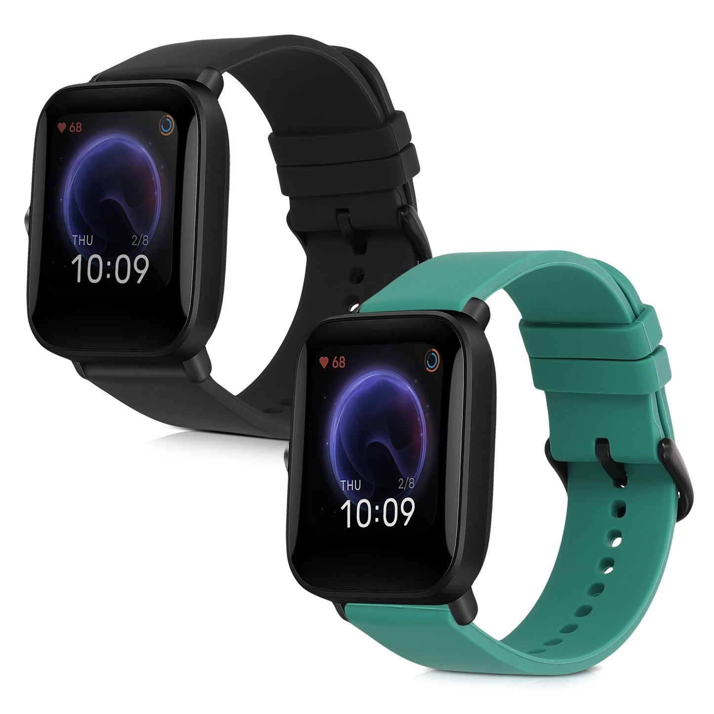 kwmobile Uhrenarmband für Huami Amazfit Bip U / Bip U pro Armband Fitnesstracker Band Set Ersatzarmband Smartwatch