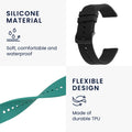 kwmobile Uhrenarmband für Huami Amazfit Bip U / Bip U pro Armband Fitnesstracker Band Set Ersatzarmband Smartwatch