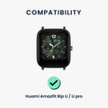 kwmobile Uhrenarmband für Huami Amazfit Bip U / Bip U pro Armband Fitnesstracker Band Set Ersatzarmband Smartwatch