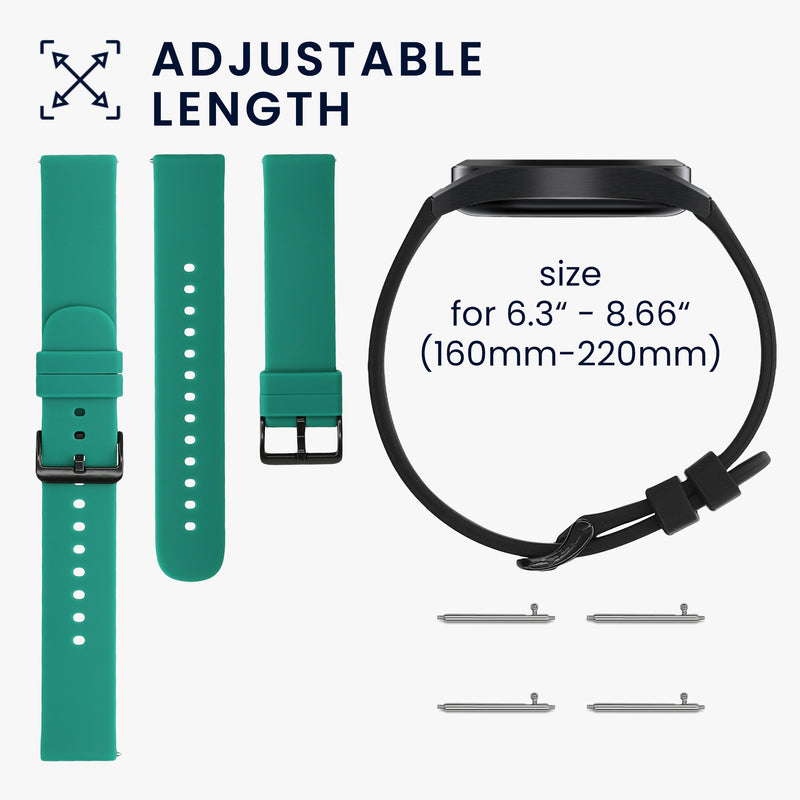kwmobile Uhrenarmband für Huami Amazfit Bip U / Bip U pro Armband Fitnesstracker Band Set Ersatzarmband Smartwatch