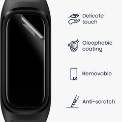 3x Displayschutzfolie kompatibel mit Oppo Band Sport - Kristallklar - Displayschutz
