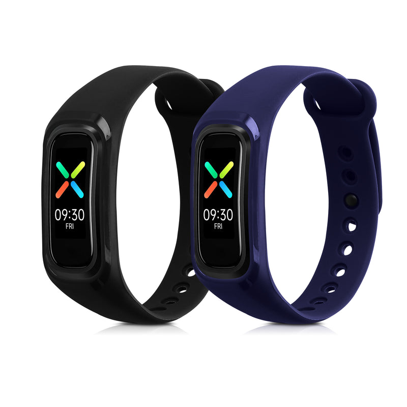 kwmobile Uhrenarmband für Oppo Band Sport Armband Fitnesstracker Band Set Ersatzarmband Smartwatch