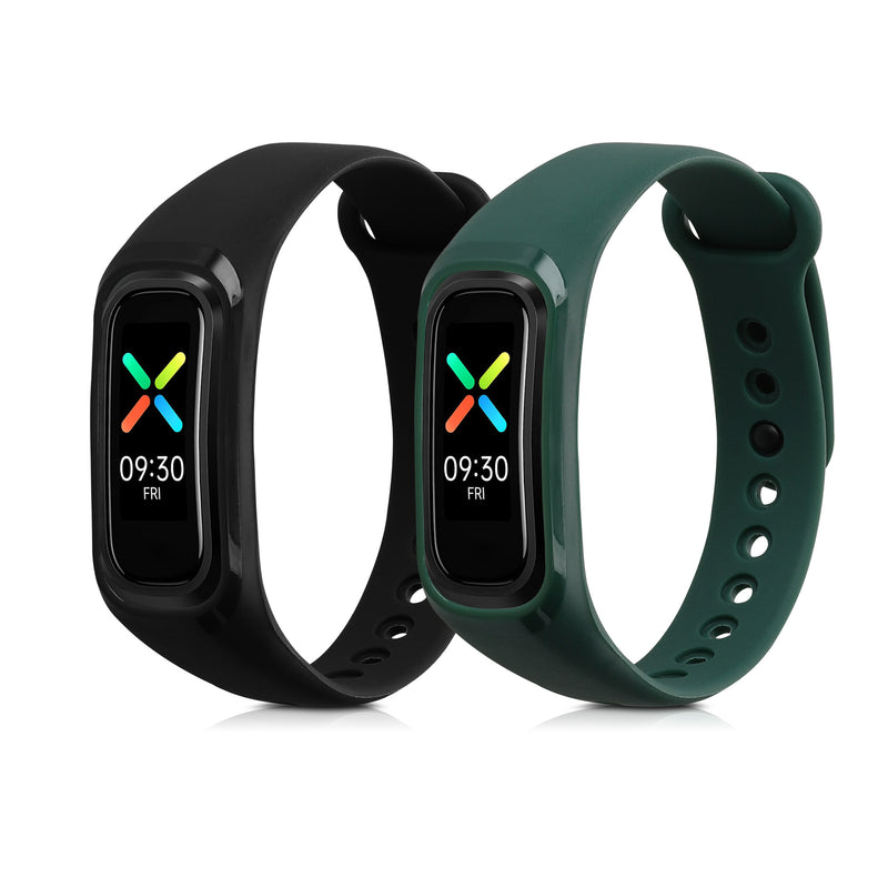 kwmobile Uhrenarmband für Oppo Band Sport Armband Fitnesstracker Band Set Ersatzarmband Smartwatch