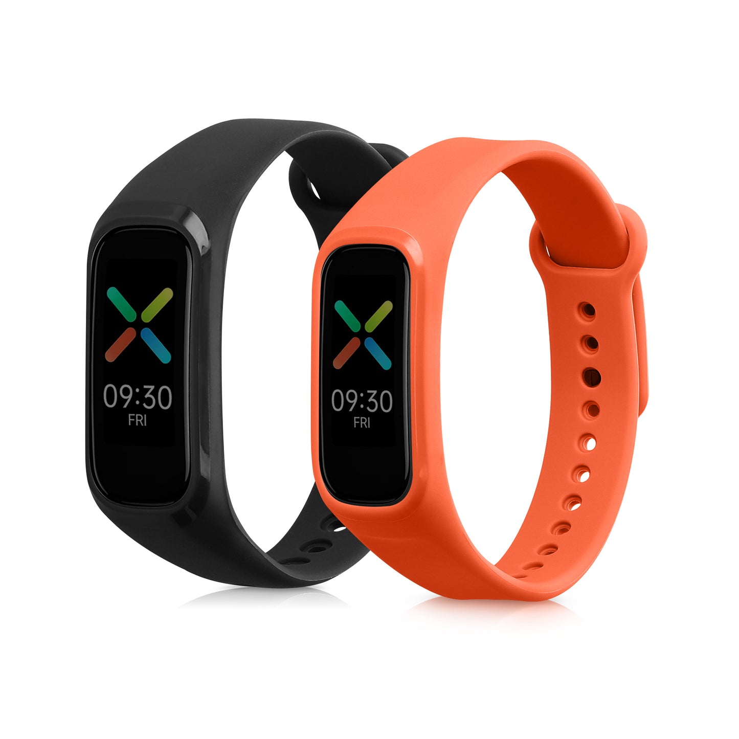 kwmobile Uhrenarmband für Oppo Band Sport Armband Fitnesstracker Band Set Ersatzarmband Smartwatch