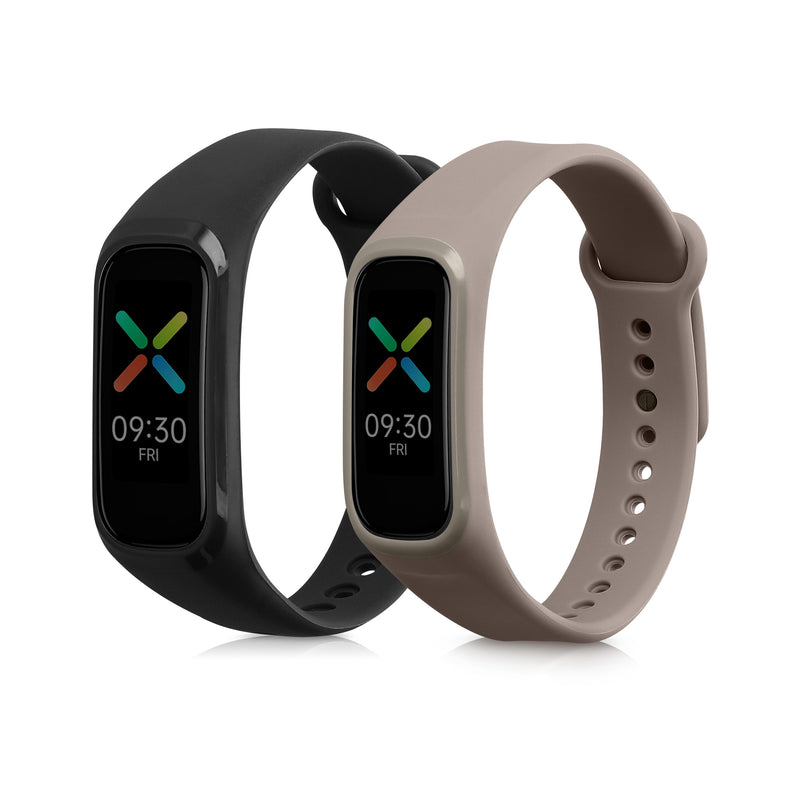 kwmobile Uhrenarmband für Oppo Band Sport Armband Fitnesstracker Band Set Ersatzarmband Smartwatch