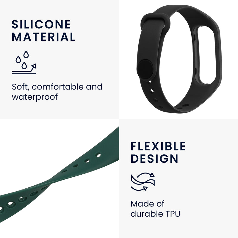 kwmobile Uhrenarmband für Oppo Band Sport Armband Fitnesstracker Band Set Ersatzarmband Smartwatch