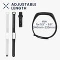 kwmobile Uhrenarmband für Oppo Band Sport Armband Fitnesstracker Band Set Ersatzarmband Smartwatch