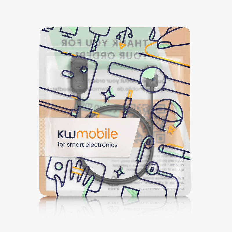 kwmobile USB Kabel Charger kompatibel mit Oppo Band Sport Ladekabel Smart Watch Ersatzkabel Fitnesstracker Aufladekabel