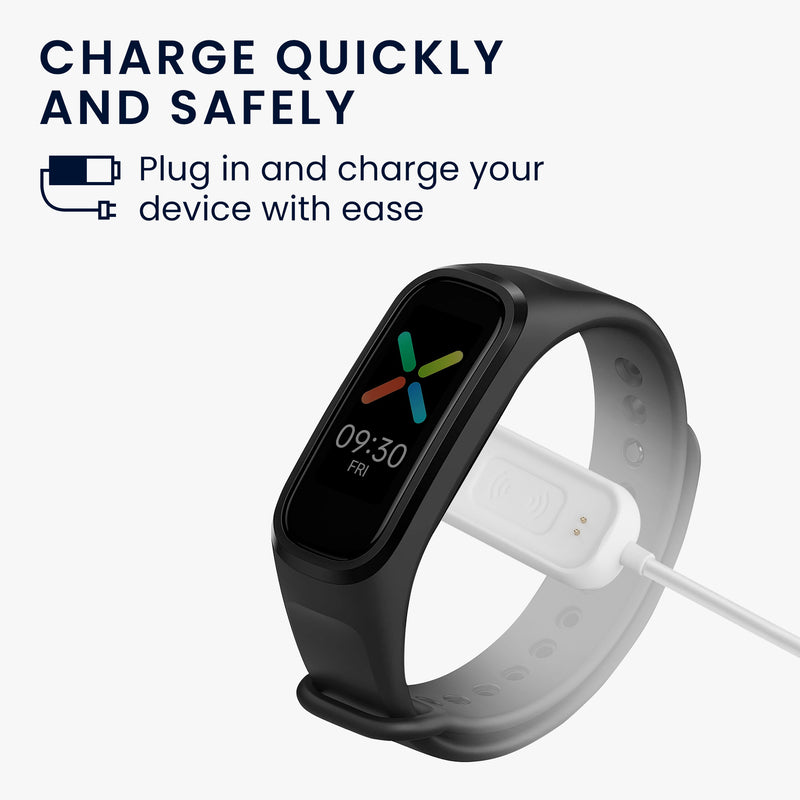 kwmobile USB Kabel Charger kompatibel mit Oppo Band Sport Ladekabel Smart Watch Ersatzkabel Fitnesstracker Aufladekabel