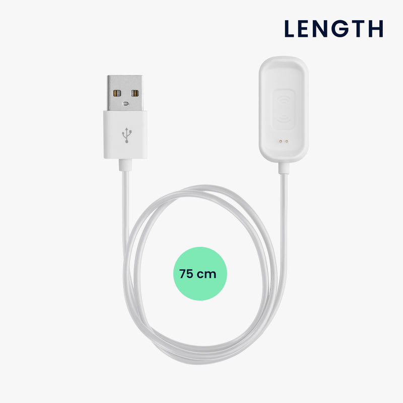 kwmobile USB Kabel Charger kompatibel mit Oppo Band Sport Ladekabel Smart Watch Ersatzkabel Fitnesstracker Aufladekabel