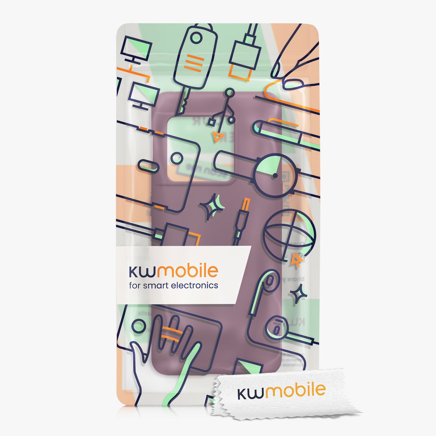 kwmobile Handyhülle für OnePlus 10 Pro 5G Hülle - Case Silikon - Kabelloses Laden - Schutzhülle Cover