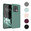 kwmobile Hülle kompatibel mit OnePlus 10 Pro 5G Hülle - Silikon Handy Case - Handyhülle weiche Oberfläche - kabelloses Laden - Tawny Red Tawny Red  