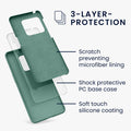 kwmobile Handyhülle für OnePlus 10 Pro 5G Hülle - Case Silikon - Kabelloses Laden - Schutzhülle Cover