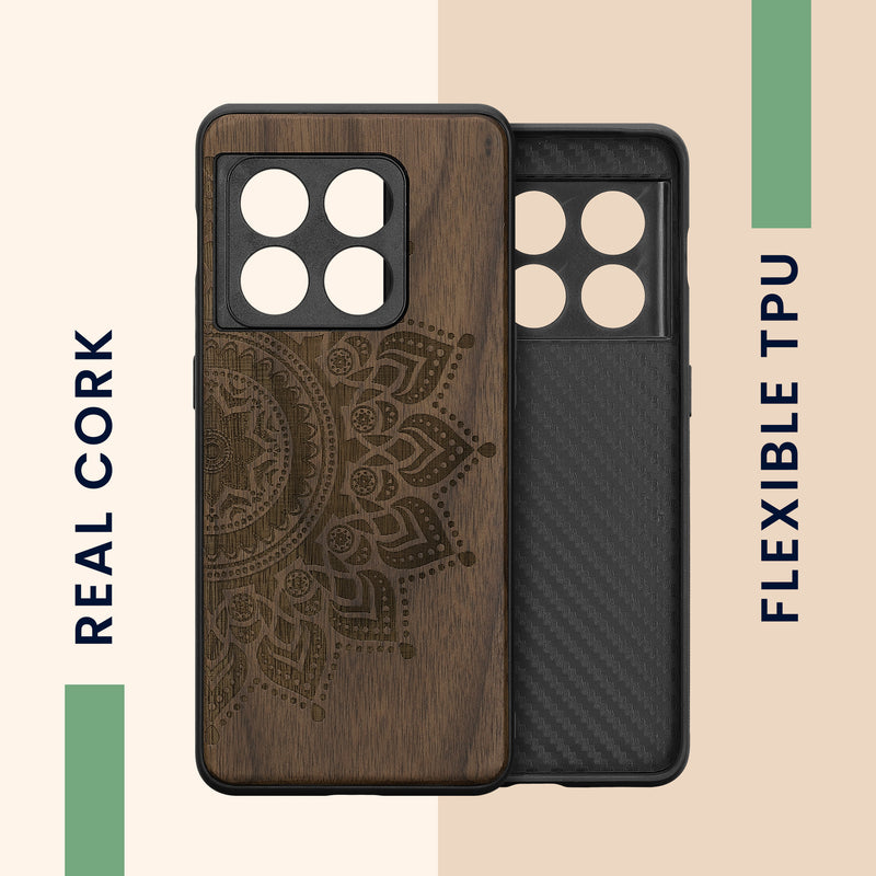 kwmobile Hülle kompatibel mit OnePlus 10 Pro 5G Handy Cover TPU Handyhülle Kompass Vintage